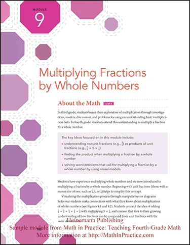 Multiplying Fractions by Whole Numbers