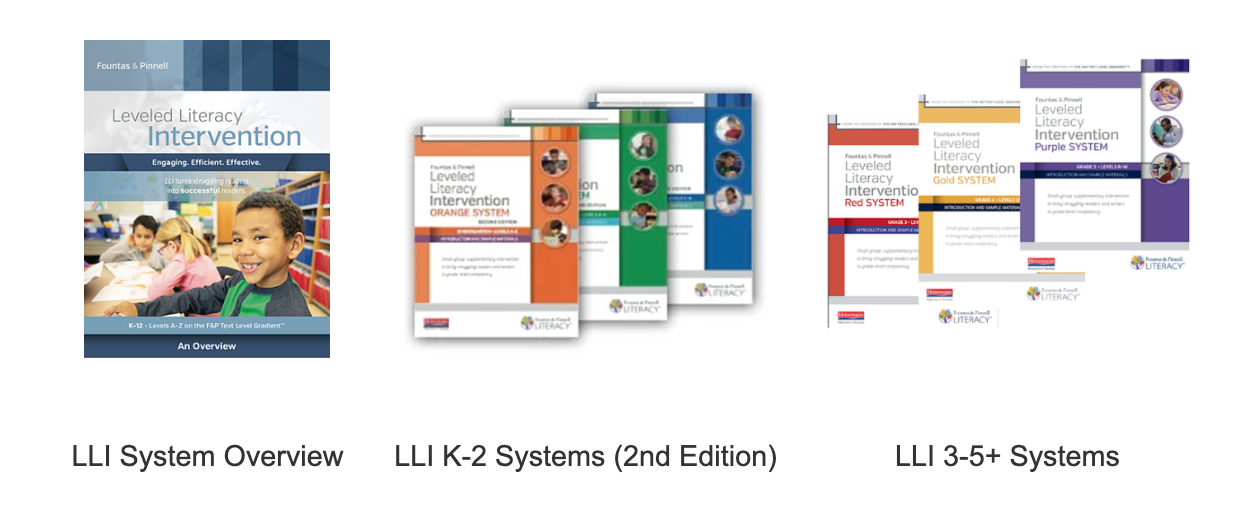 LLI Overview K-2 and 3-5 Systems
