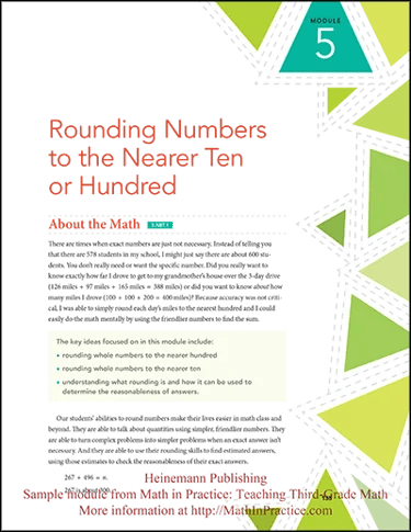 Rounding Numbers to the Nearer Ten or Hundred