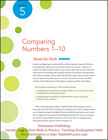 Comparing Numbers 1-10